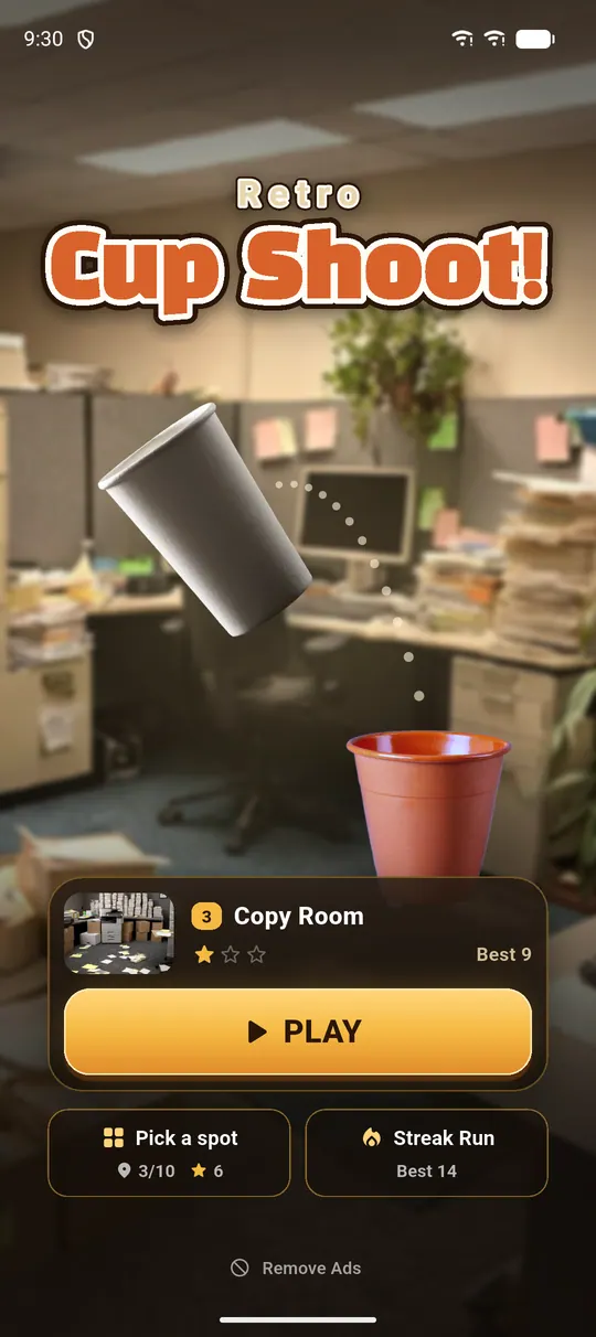Retro Cup Shoot! Screenshots 1