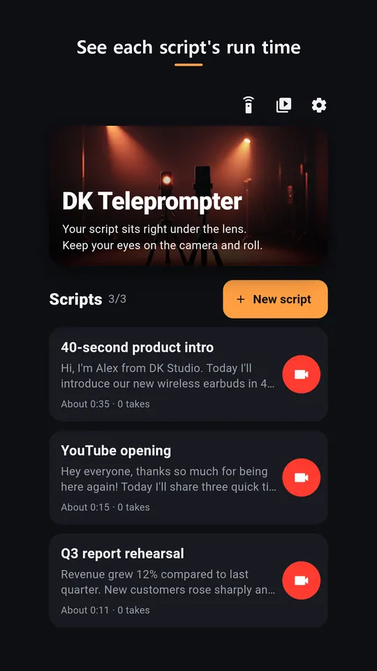 DK Teleprompter Screenshots 3