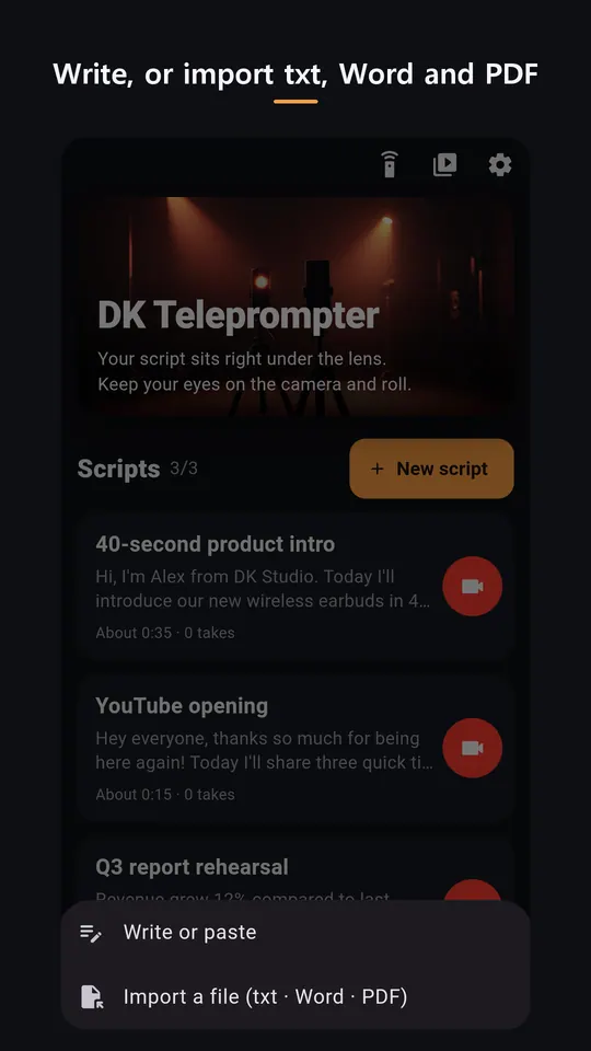 DK Teleprompter Screenshots 5