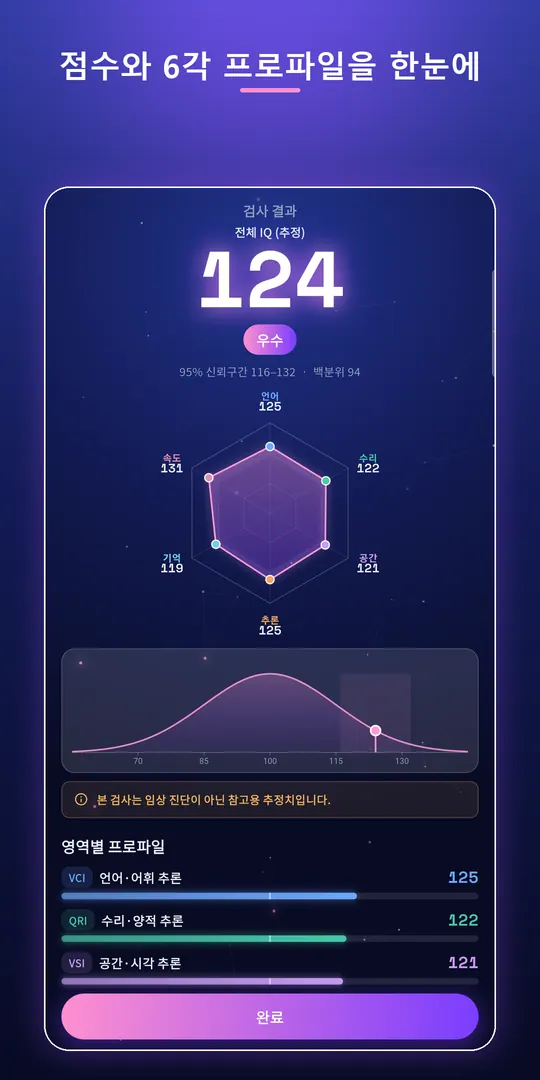 IQ 테스트 스크린샷 5