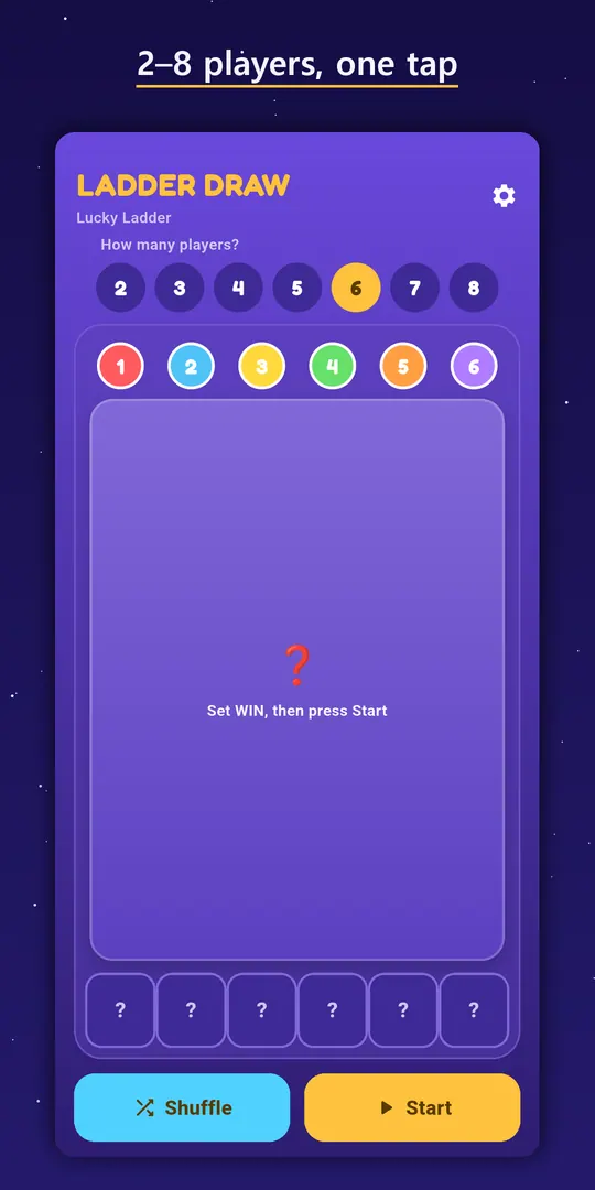 Ladder Draw Screenshots 1