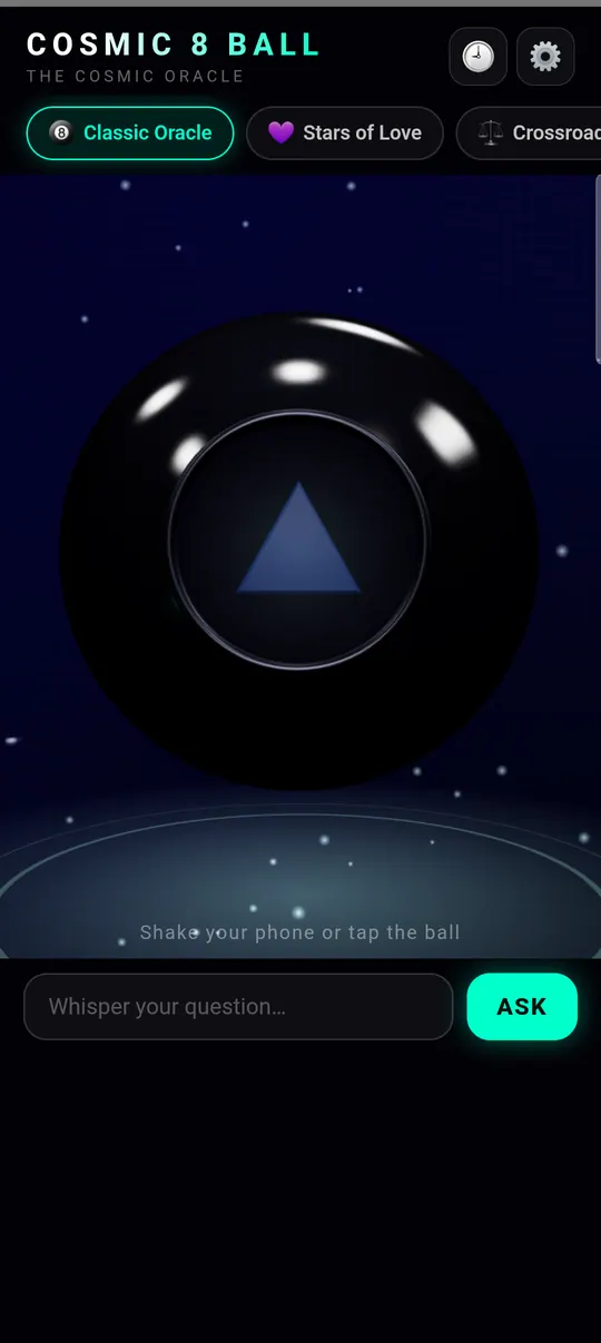 Cosmic 8 Ball Screenshots 1