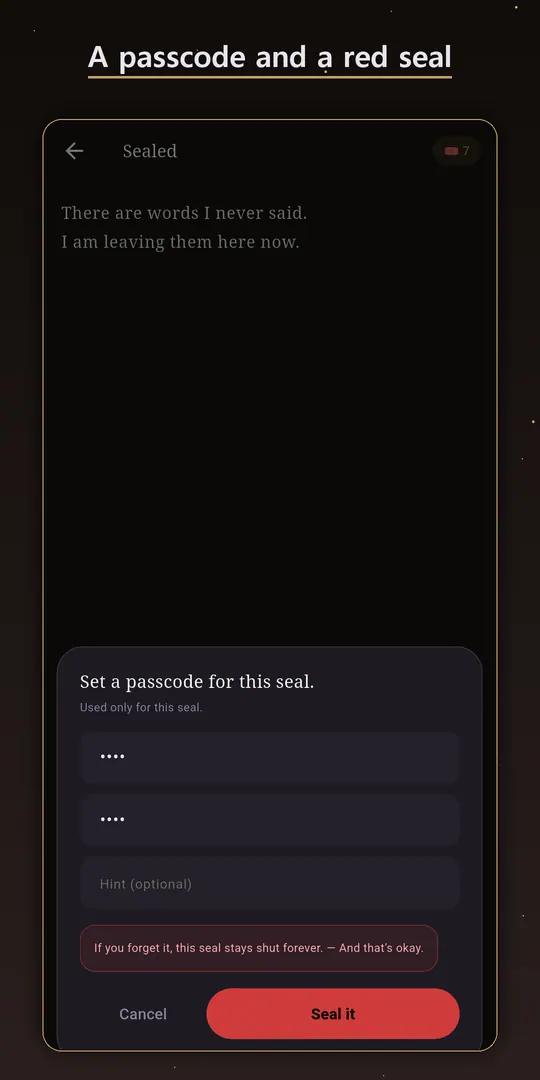 Sealed Screenshots 4