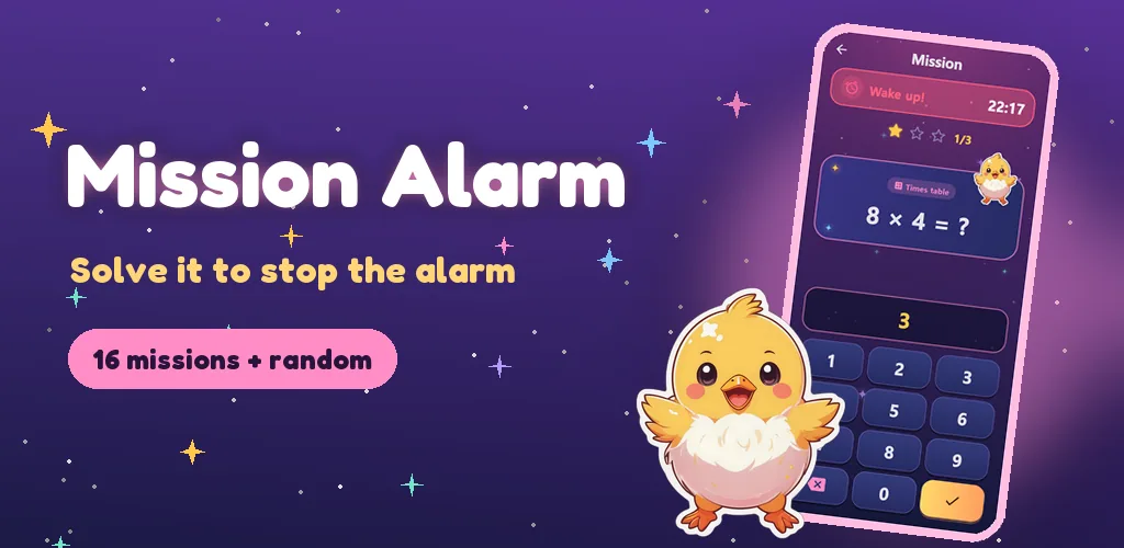 Mission Alarm - Math Alarm