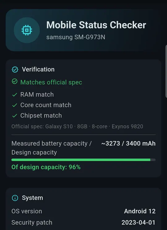 Mobile Status Checker Screenshots 1