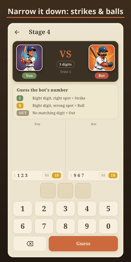 Number Baseball Screenshots 2