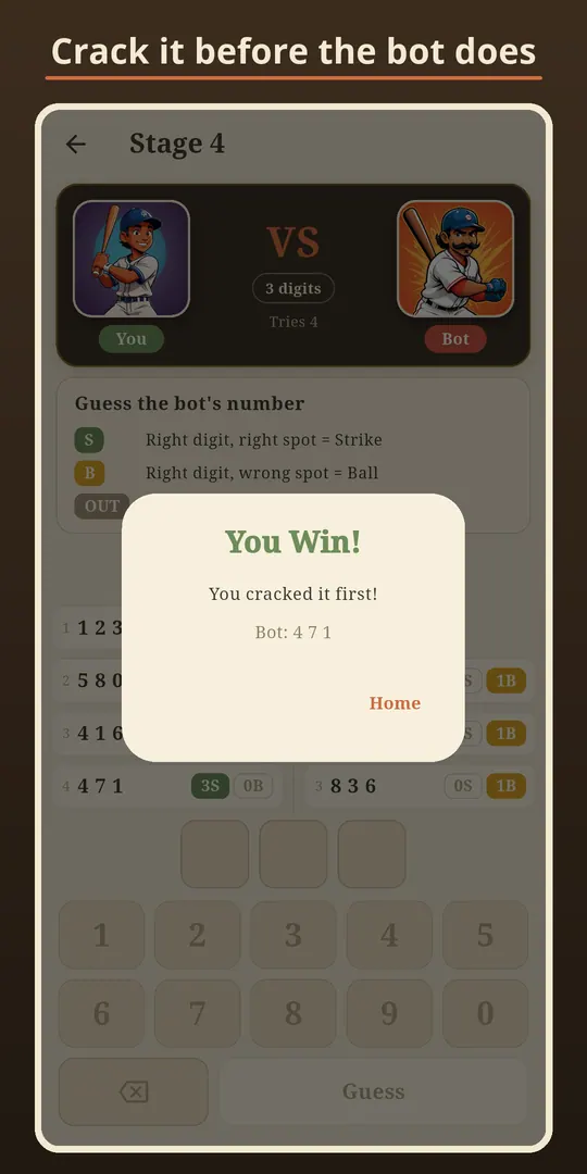 Number Baseball Screenshots 3