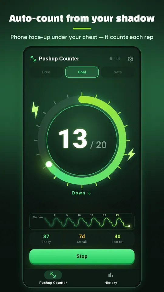 Pushup Counter Screenshots 1