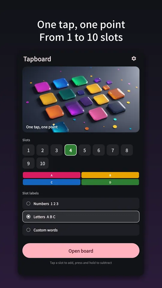 Tapboard Screenshots 1