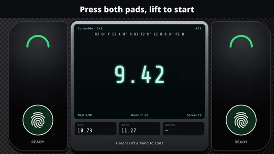 TwoHand Cube Timer Screenshots 1