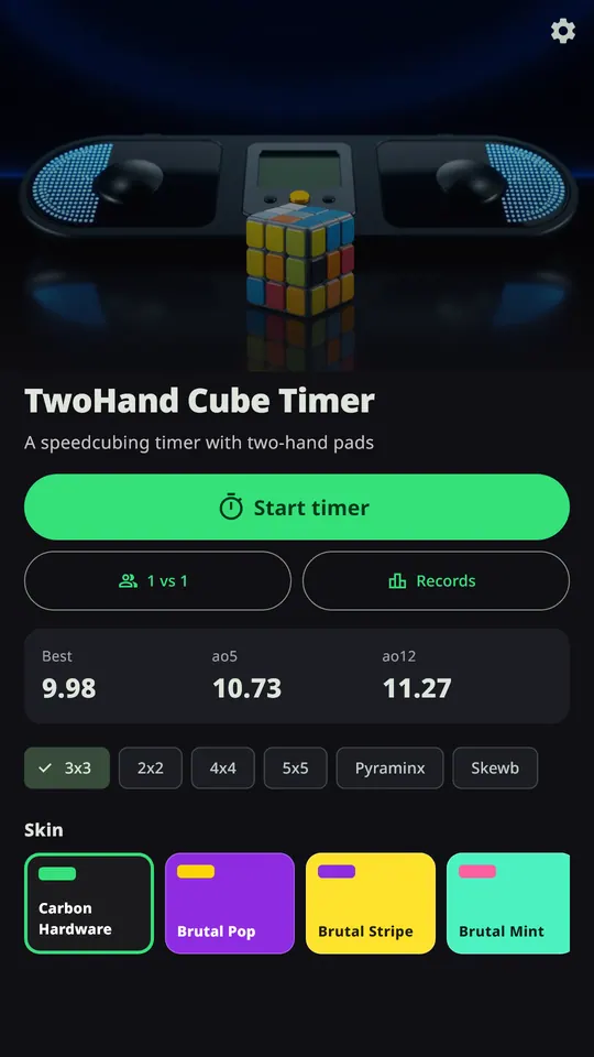 TwoHand Cube Timer Screenshots 6