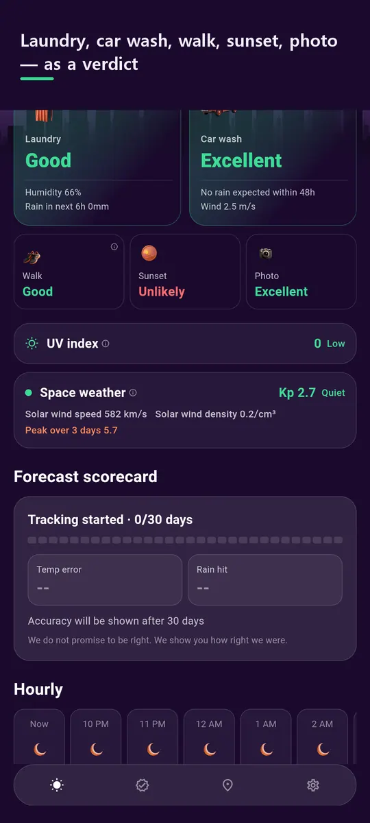 WeatherScore Screenshots 2