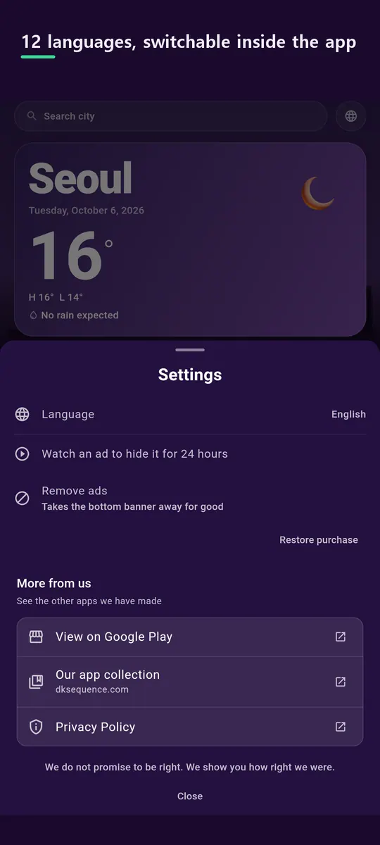 WeatherScore Screenshots 6