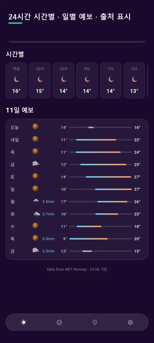 웨더스코어 스크린샷 4
