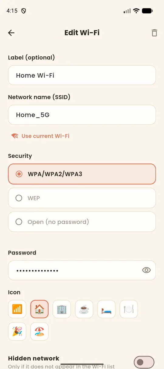 WiFi QR Code Screenshots 3